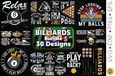 Billiards Bundle-30 Designs-220223