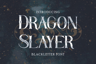 Dragon Slayer - Blackletter Font