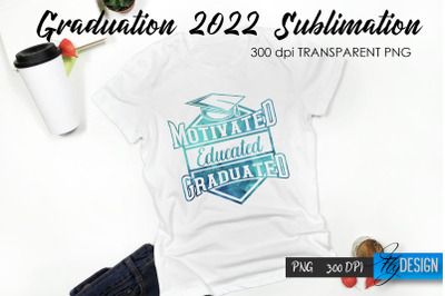 Graduation 2022 T-Shirt Sublimation Design V. 40