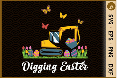 Cartruck Digging Easter Family easter