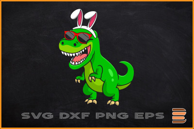 T Rex Easter Bunny Funny Dinosaur