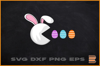 Video Game Bunny Eggs Easter Gamer