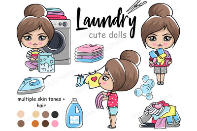 Laundry Cute Dolls