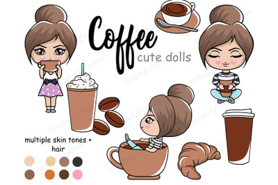 Coffee Cute Dolls