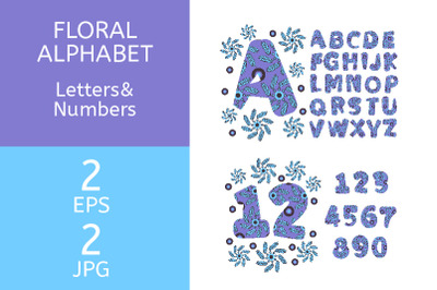 Lilac Childrens Alphabet
