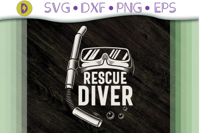 Funny Design Rescue Diver Mask