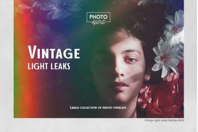 Vintage Light Leaks Overlays