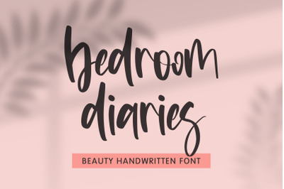 Bedroom Diaries - Beauty Handwritten