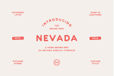 Nevada - Retro Display Font