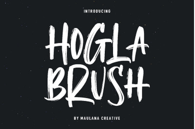 Hogla Brush Font