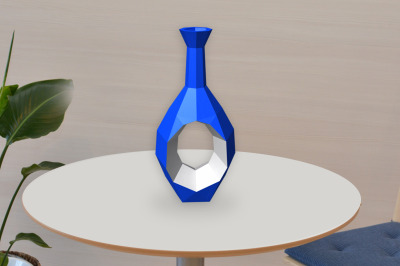 Geometrical Vase - 3d papercraft