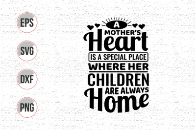 Mothers day typographic slogan design vector.