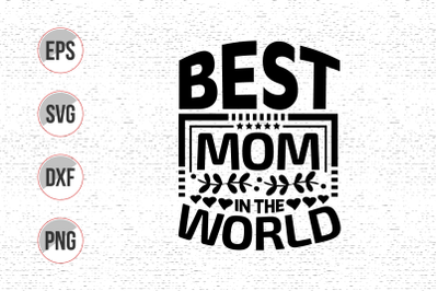 Mom typographic slogan design vector.