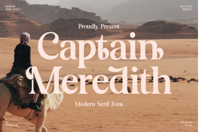 Captain Meredith Typeface