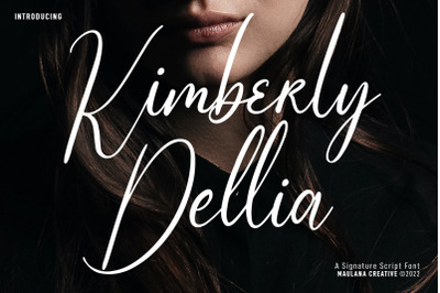 Kimberly Dellia Script Font