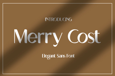 Merry Cost - Elegant Sans Font