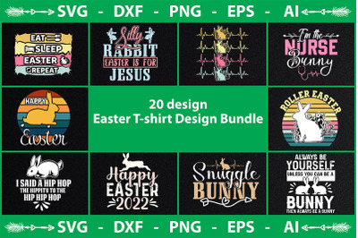 Easter t-shirt design bundle