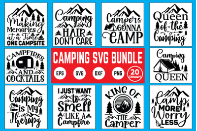 camping svg bundle