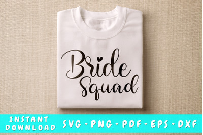 Bride Squad SVG