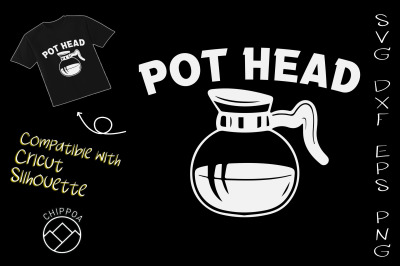 Coffee Pot Head Coffee Lover