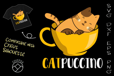 Cat Catpuccino Cappuccino Coffee Kitten