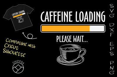 Caffeine Loading Please Wait Coffee