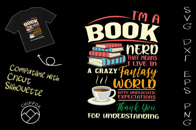 I&#039;m a Book Nerd - Book Lover