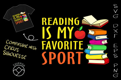 Reading Is My Favorite Sport Book Lover