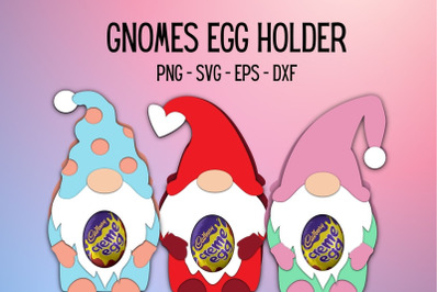 Gnomes Egg Holders SVG