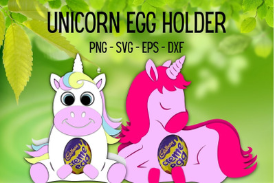 Unicorn Egg Holder SVG