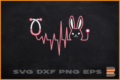 Easter Bunny Nurse Heartbeat