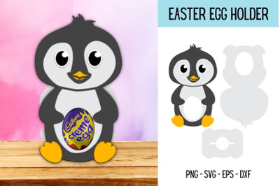 Penguin Egg Holder SVG