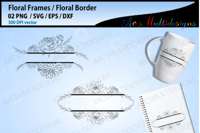 Flower frames template