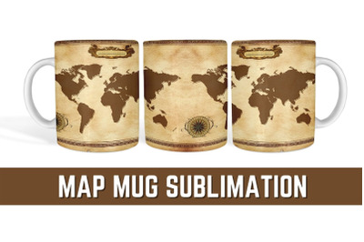 Map Mug Sublimation