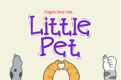 Little Pet cute font