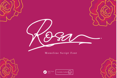 Rosa Signature typeface