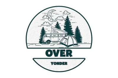 Over Yonder Retro Sublimation