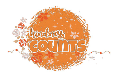 Kindness Counts Retro Sublimation