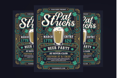 St Patricks Day Beer Party Celebration
