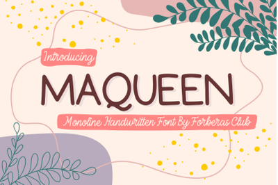 Maqueen | Handwritten Font