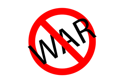 No war, ban and prohibition symbol icon