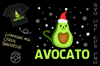 Avogato Christmas Cat Cute Cat Lover