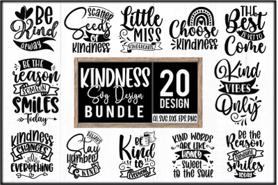 Kindness SVG Design Bundle