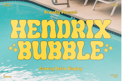 HENDRIX BUBBLE Typeface