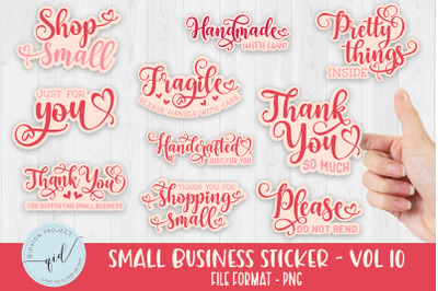 10 Small-Business Packaging Stickers