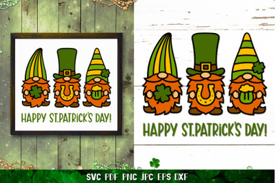 Gnomes St. Patricks Day,Happy St. Patrick&#039;s Day,Gnome Clover