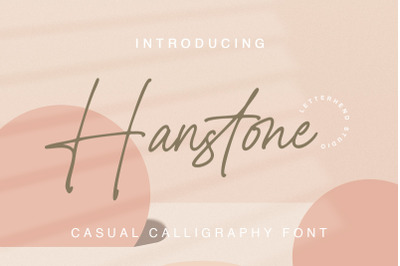 Hanstone - Casual Calligraphy Font