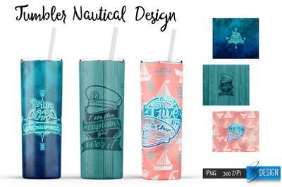 Nautical 20 Oz Tumbler Sublimation V.1