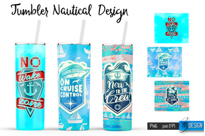 Nautical 20 Oz Tumbler Sublimation V.5