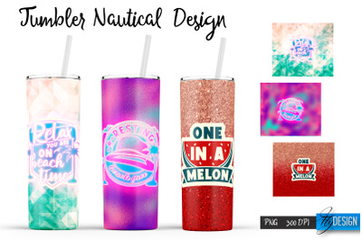 Nautical 20 Oz Tumbler Sublimation V.6